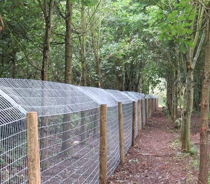 Image of otter fencing installed by Farm &amp; Country Fencing