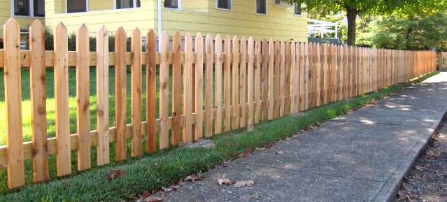recent picket fencing erected by Farm&amp;Country Fencing