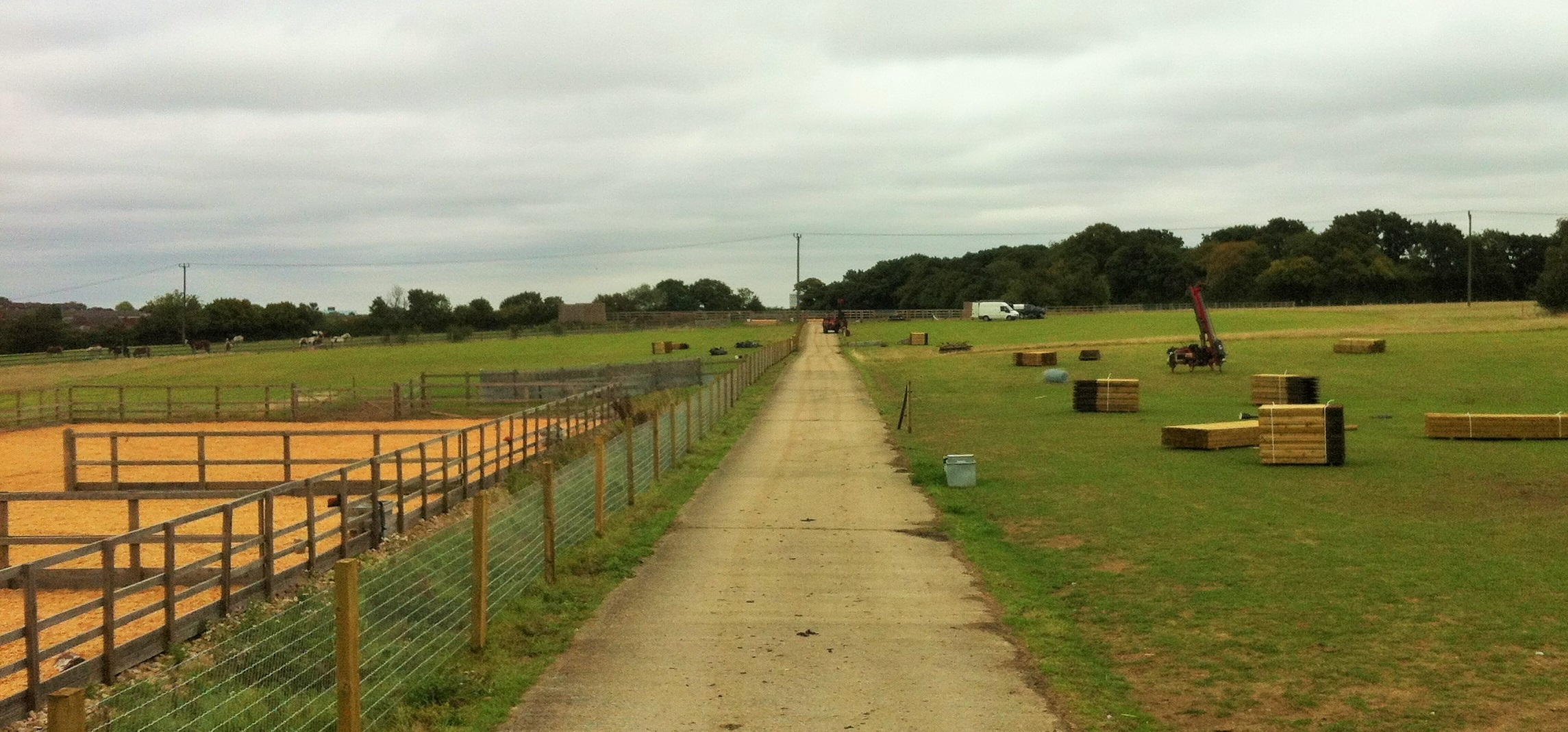 Horse safe fencing - progressing well photo 1