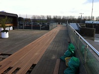 Lee Valley Farm Decking Project - during photo 1