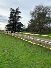Cleft Chestnut Morticed Post & Rail