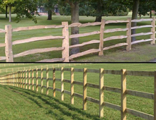 Post and rail fencing Hertfordshire and Essex