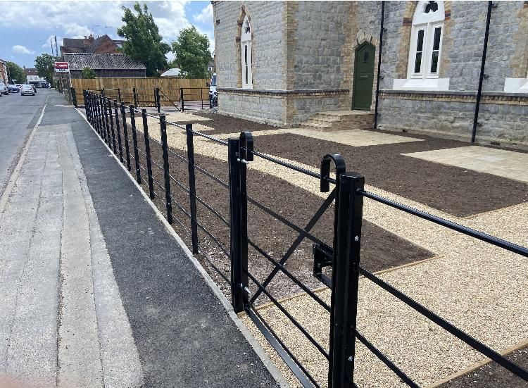Image of estate fencing installed by Farm &amp; Country Fencing