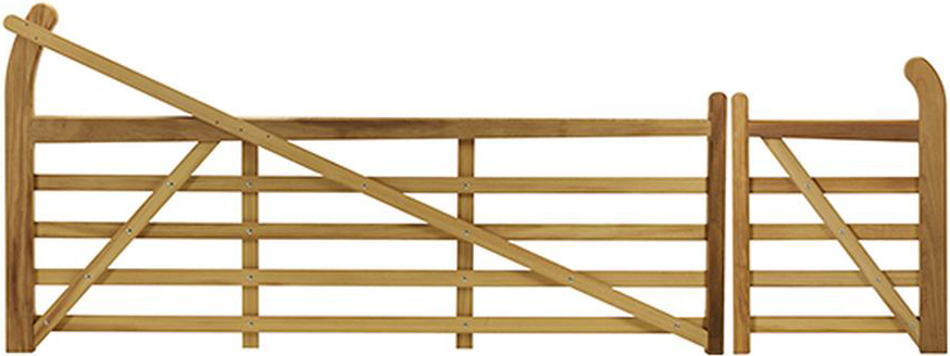 Image of Estate gate available from Farm and Country Fencing