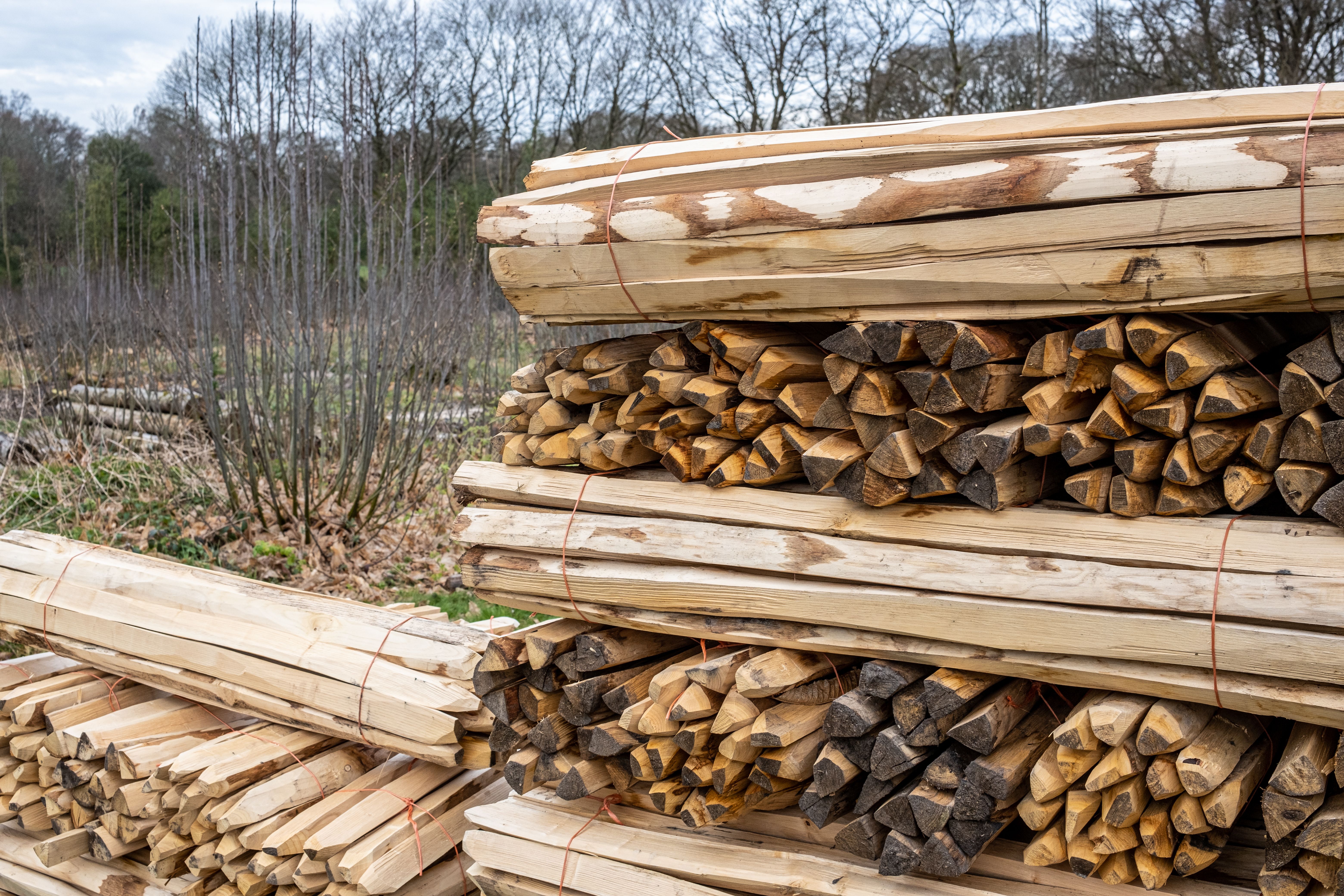 Image Of cleft Split Post Fencing By Farm & Country Fencing.