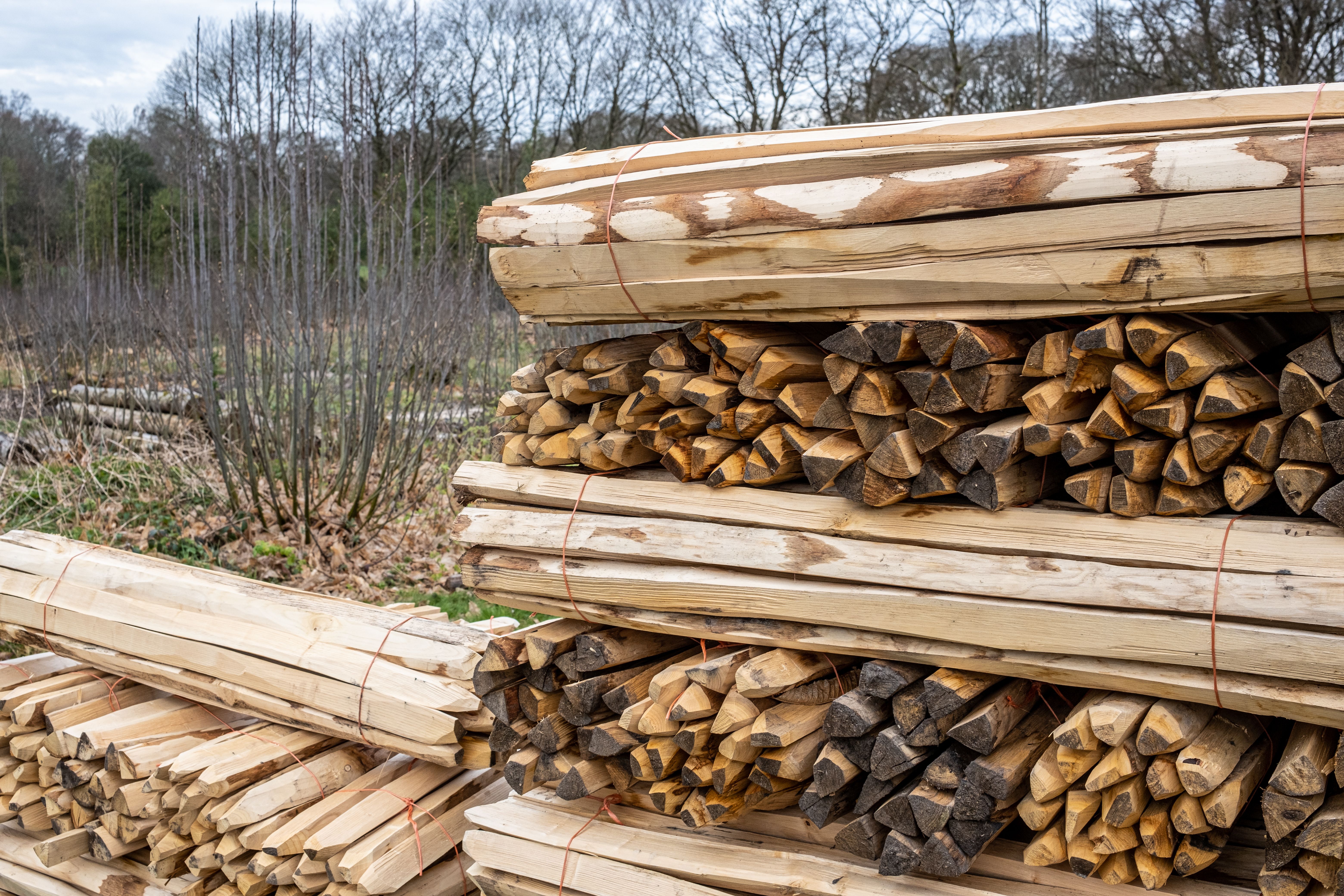 Image Of cleft Split Post Fencing By Farm &amp; Country Fencing.