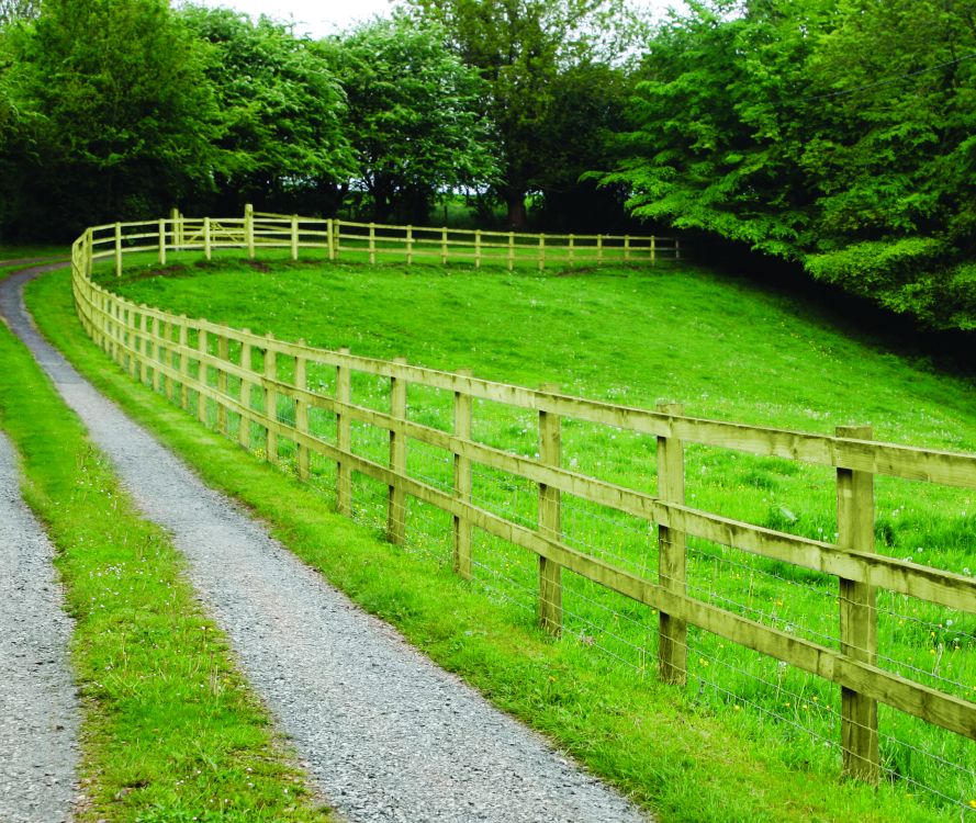 Image of Beautifully crafted Post and Rail fencing