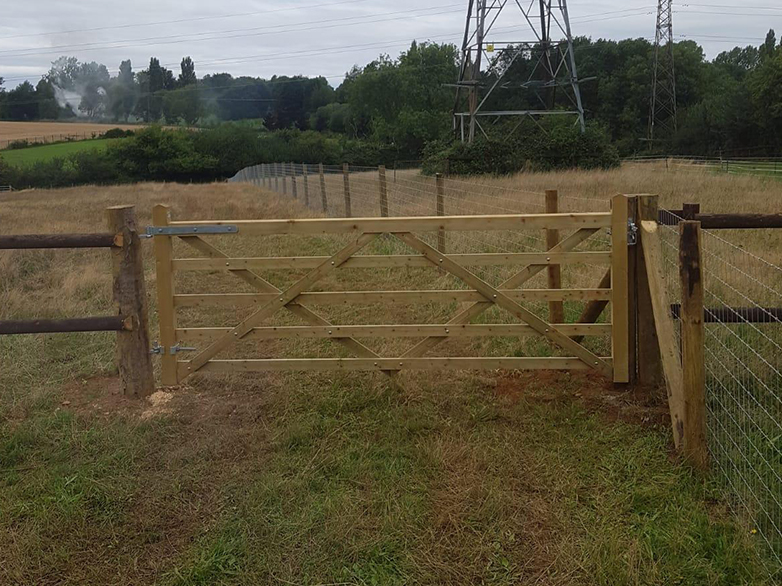 Lightweight Alpaca Fencing Installation