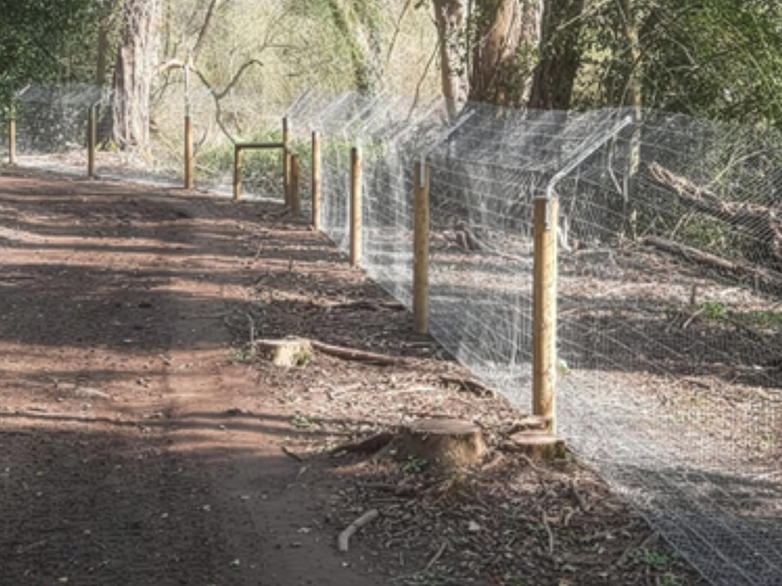 Beaver Fencing - London Rewilding Project - 2