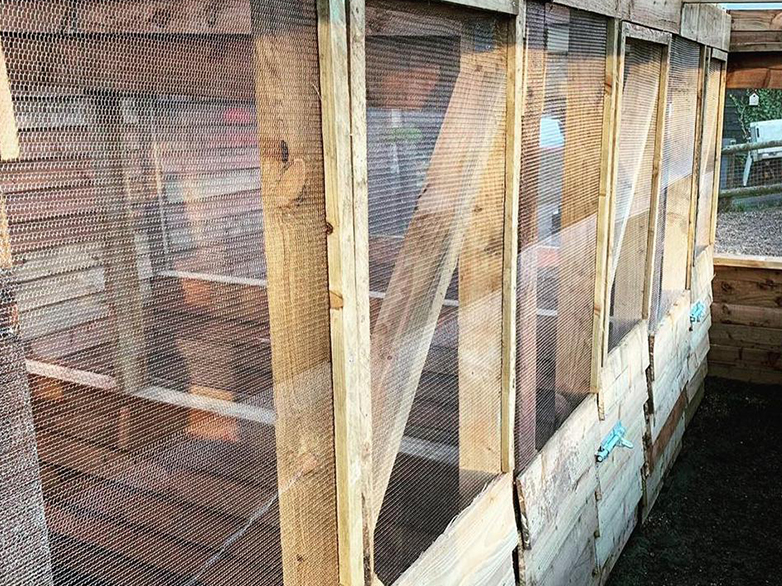 Custom Falconry Enclosure Project - 1