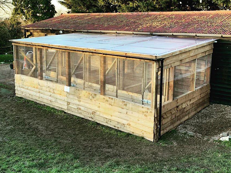 Custom Falconry Enclosure Project - 2