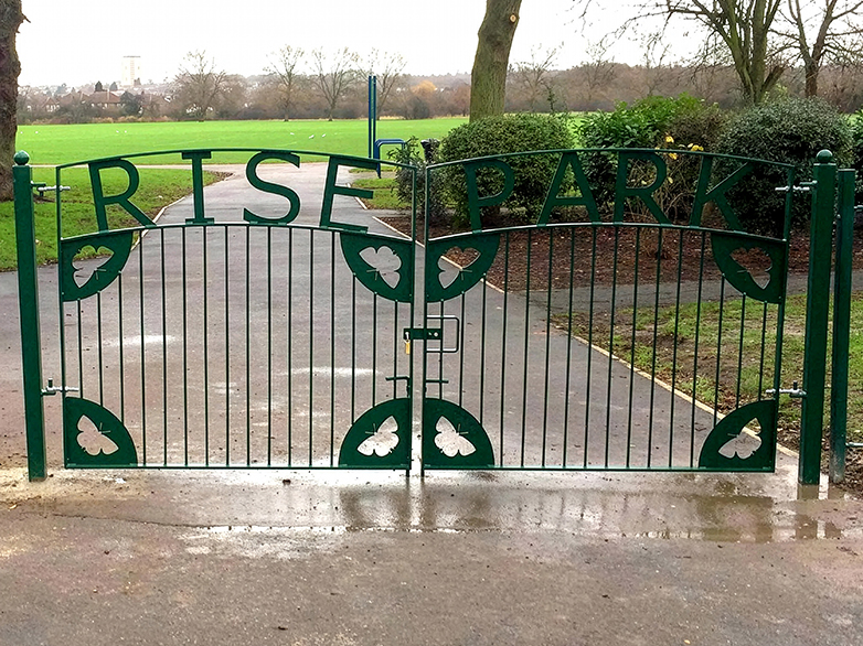 Custom Made Gates - Rise Park Project - 1