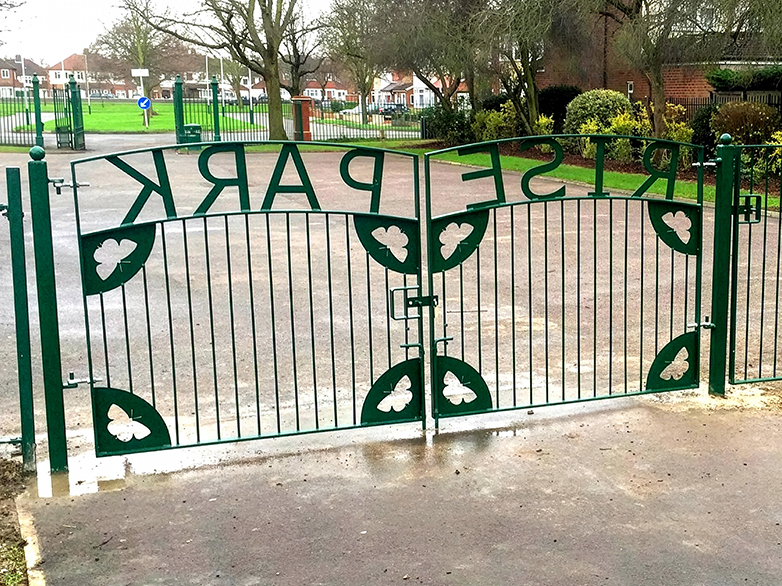 Custom Made Gates - Rise Park Project - 2