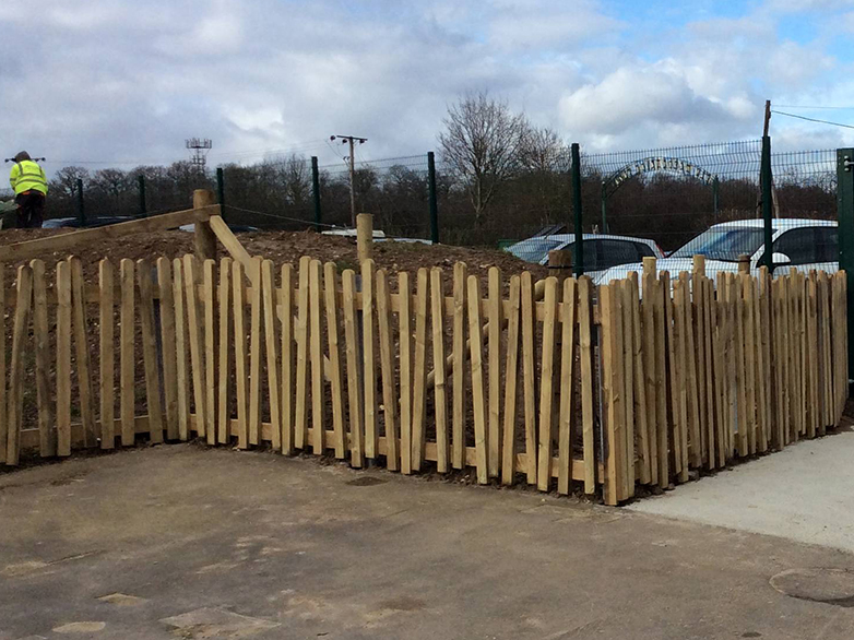 Custom Picket Fence - Old MacDonalds Park Farm Project - 1