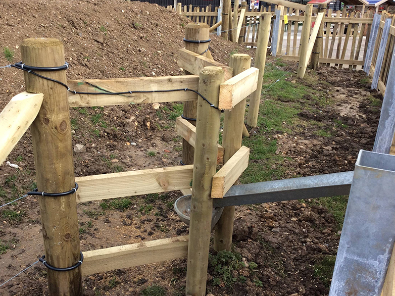 Custom Picket Fence - Old MacDonalds Park Farm Project - 2