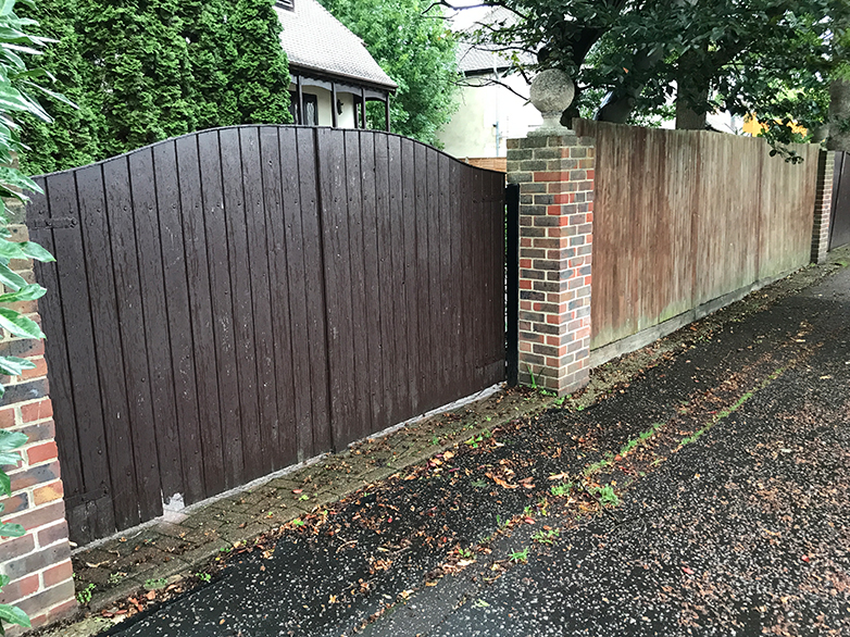 Driveway Gates and Closeboard Fencing Project - 1