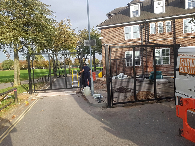 Education Security Fencing and Automated Gates Project - 7