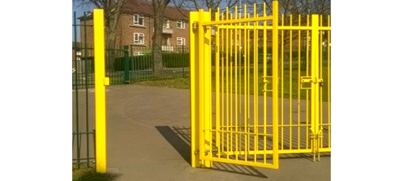 Heavy gate modification with certified welding