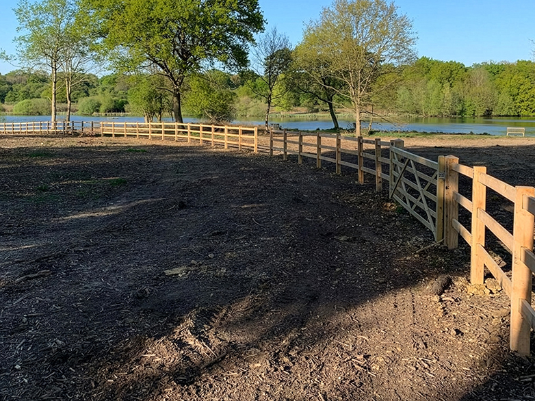 Oak Morticed Post & Rail - Hatfield Forest Parkland - 4