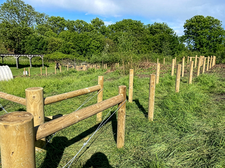 Park Farm Stand Off Fencing - 1
