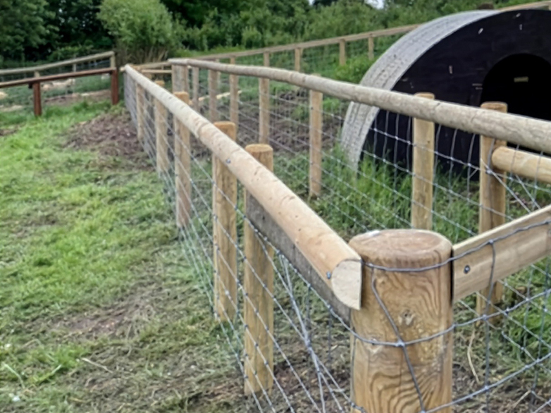 Park Farm Stand Off Fencing - 4