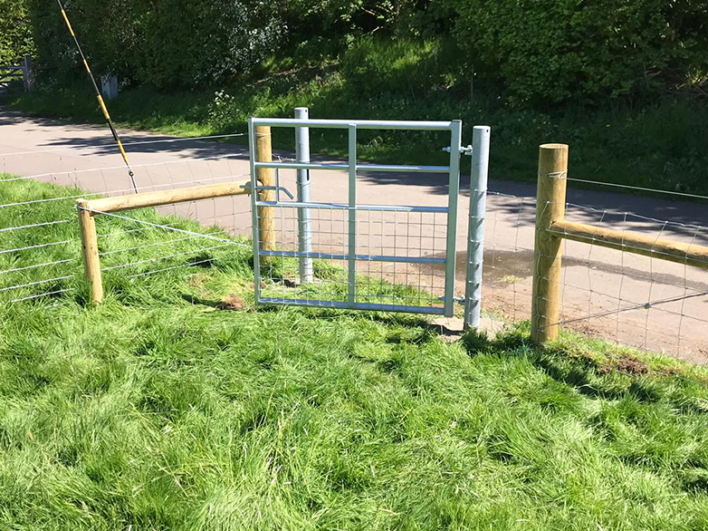 Pig Stock Fence - Smallholding Installation - 3