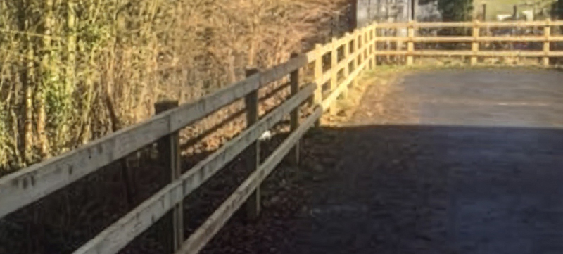 Post and Rail Fencing for Riding School