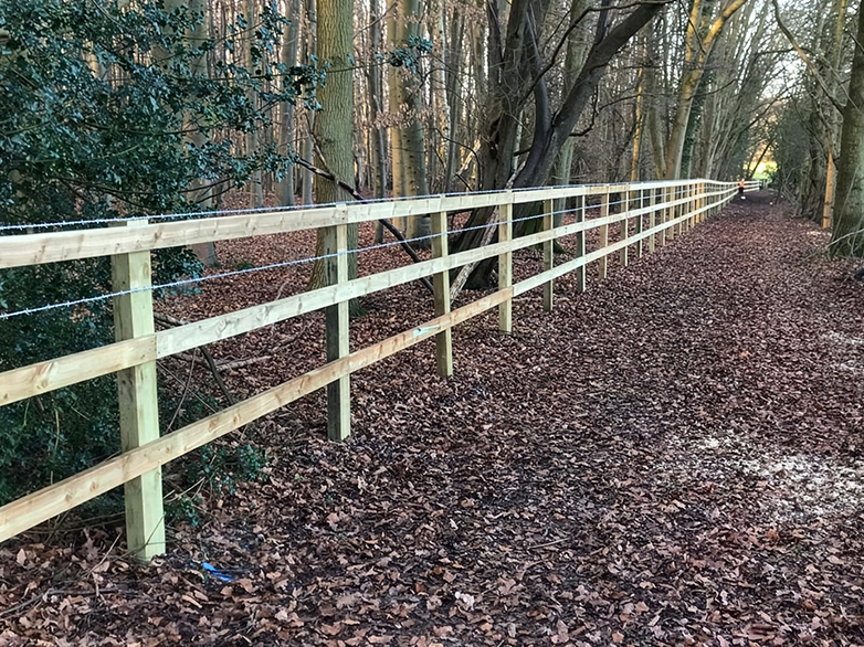 Post and Rail Perimeter - New Year Installation - 2