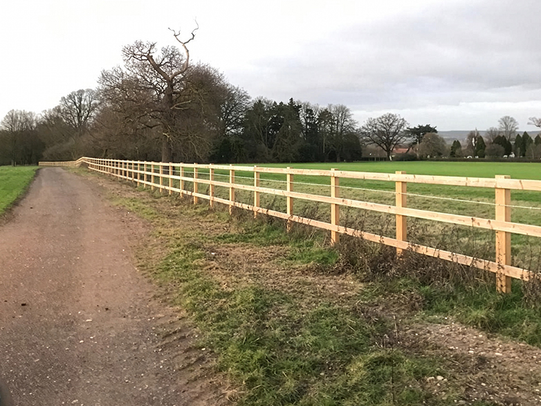 Post and Rail Perimeter - New Year Installation - 4