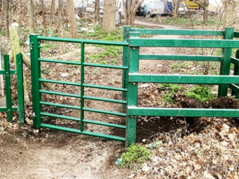 Powder Coated Kissing Gate Project - 1