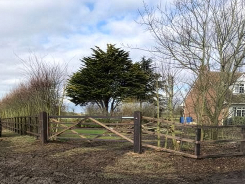 Pressure Treated Post and Rail with Gate - Twinstead - 2