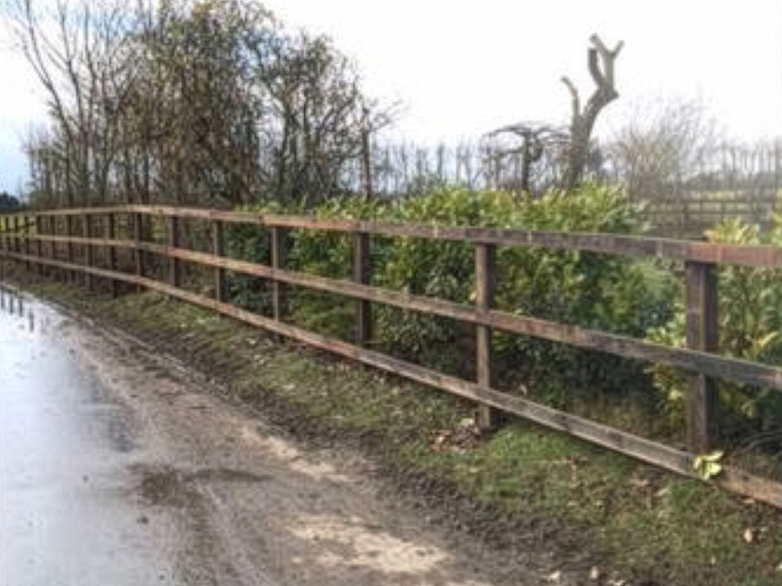 Pressure Treated Post and Rail with Gate - Twinstead - 4