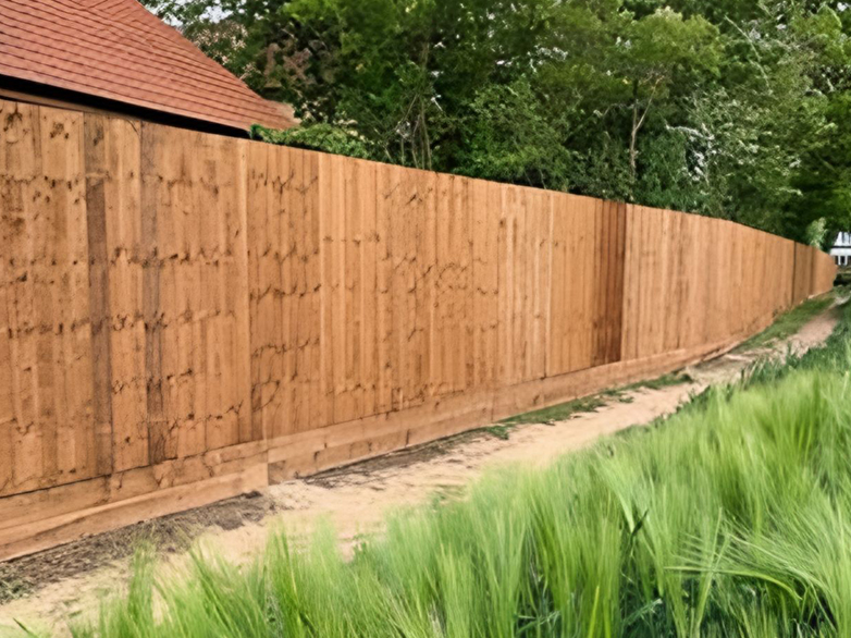 Closeboard Fence Using Coloured DuraPosts