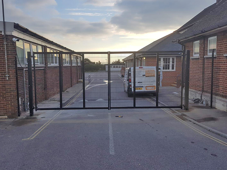 Automated Mesh Security Gates for College