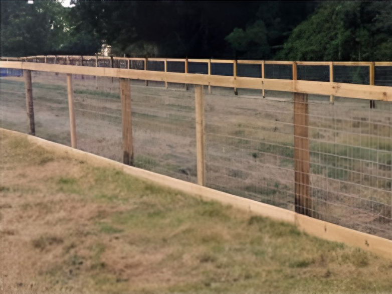 Tornado Horse Netting Fencing Install in Progress
