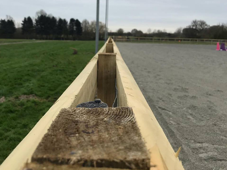 Menage Fence Preparation and Post Installation