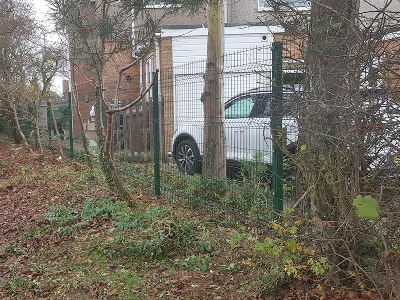 Mesh Boundary Fence Installation at School