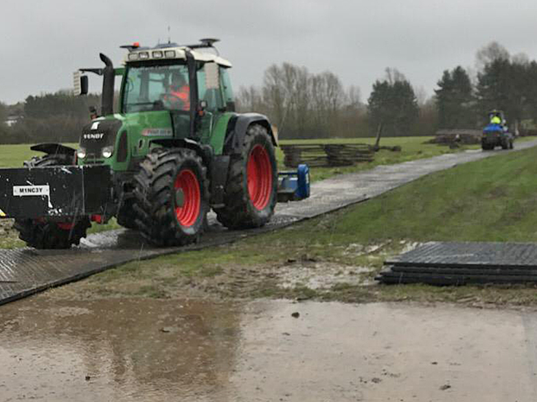 Trackway Protecting Grazing Area During Wet Weather