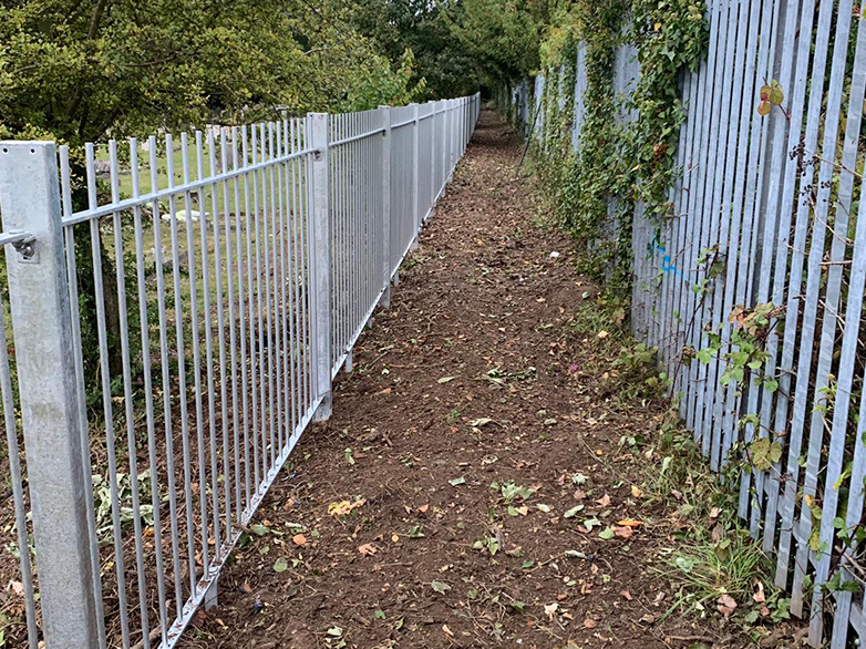 Vertical Metal Railings - Thurrock Council Project - 2