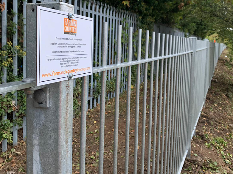 Metal Railings in Place of Chainlink Fence