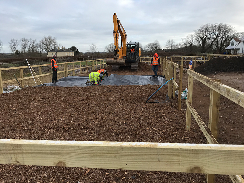 Woodchip Foal Paddocks Project - 1