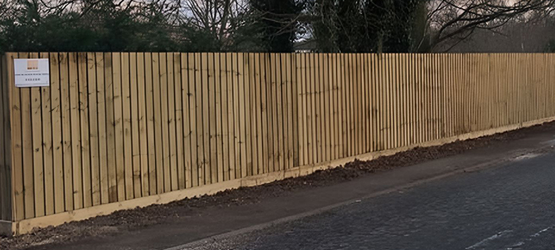 Closeboard Fence at Westlodge Kennels