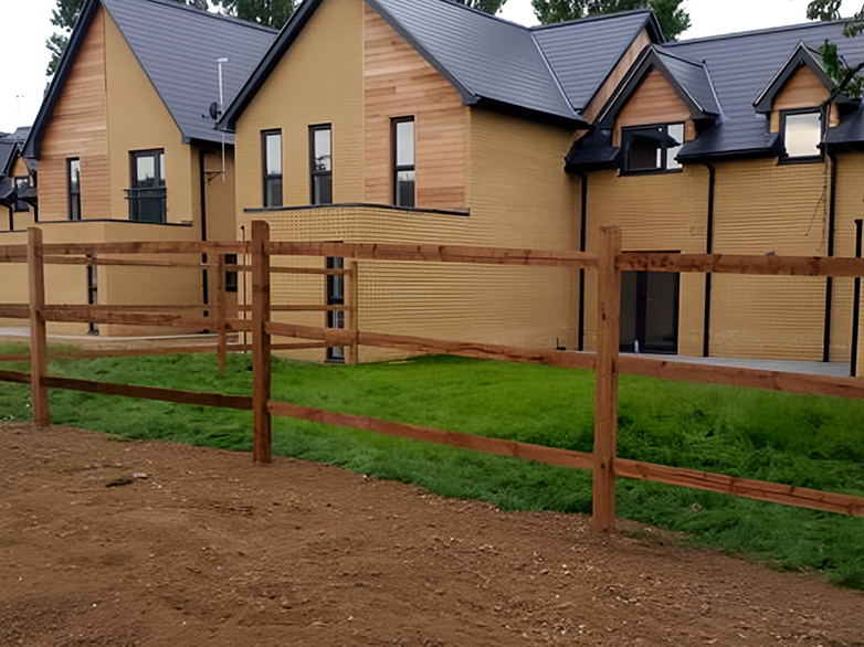 Domestic Closeboard Fencing - Newbuild Site Project - 1