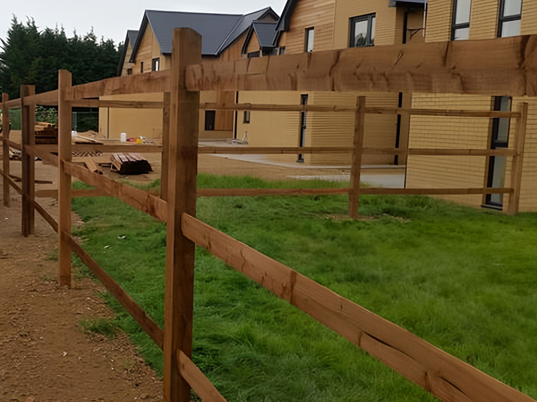 Domestic Closeboard Fencing - Newbuild Site Project - 2