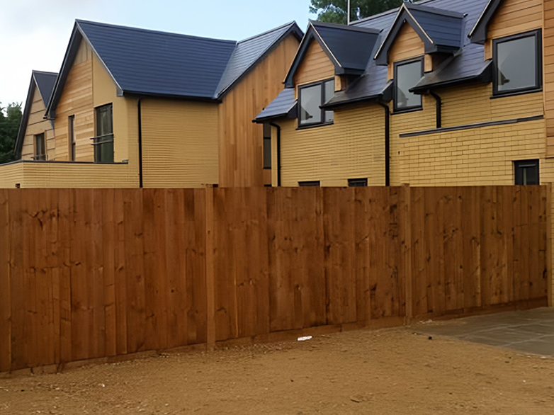 Domestic Closeboard Fencing - Newbuild Site Project - 3