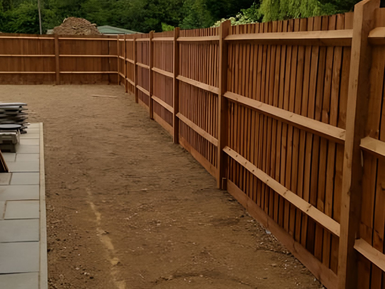 Domestic Closeboard Fencing - Newbuild Site Project - 9