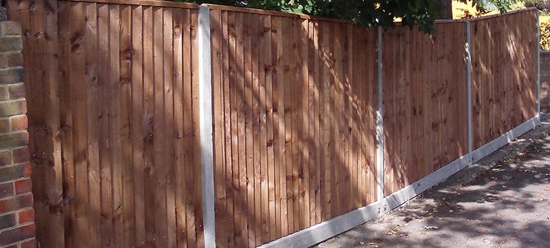 New Closeboard Fence and Driveway Gates Installed
