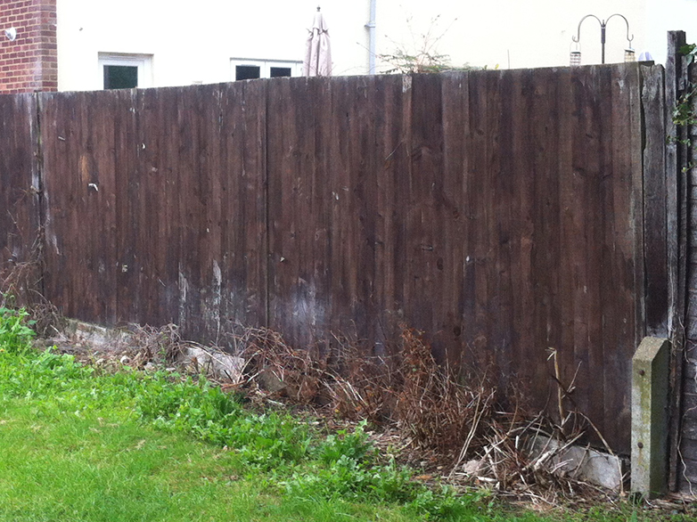 Arched Euro Fence Panels Installed with Concrete Posts