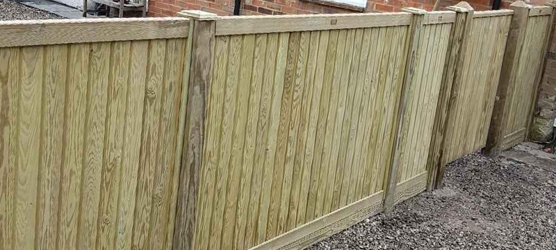 Jacksons Fencing Panels Installed with Gate