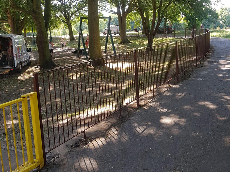 Play park fencing extended to protect children